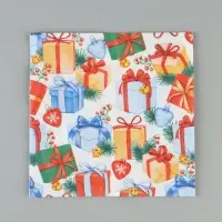 Салфетки новогодние бумажные &laquo;Подарки&raquo;, 33&times;33, 3 слоя, 20 шт.