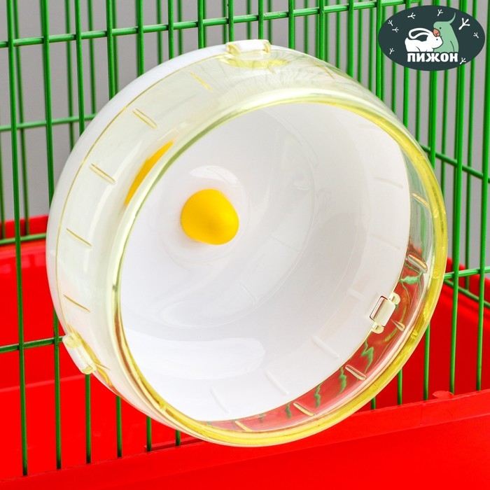 Колесо для грызунов тихое, 14 см, жёлтое Колесо для грызунов тихое, 14 см, жёлтое