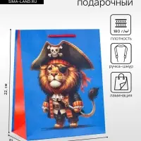 Пакет подарочный ламинированный &laquo;Пират&raquo; 18&times;22.3&times;10 см