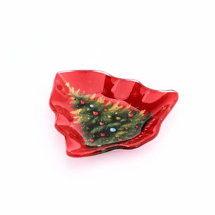 Подставка под чайный пакетик Дорого внимание «С новым счастьем», 8,7 х 8,5 см, стекло Подставка под чайный пакетик Дорого внимание «С новым счастьем», 8,7 х 8,5 см, стекло