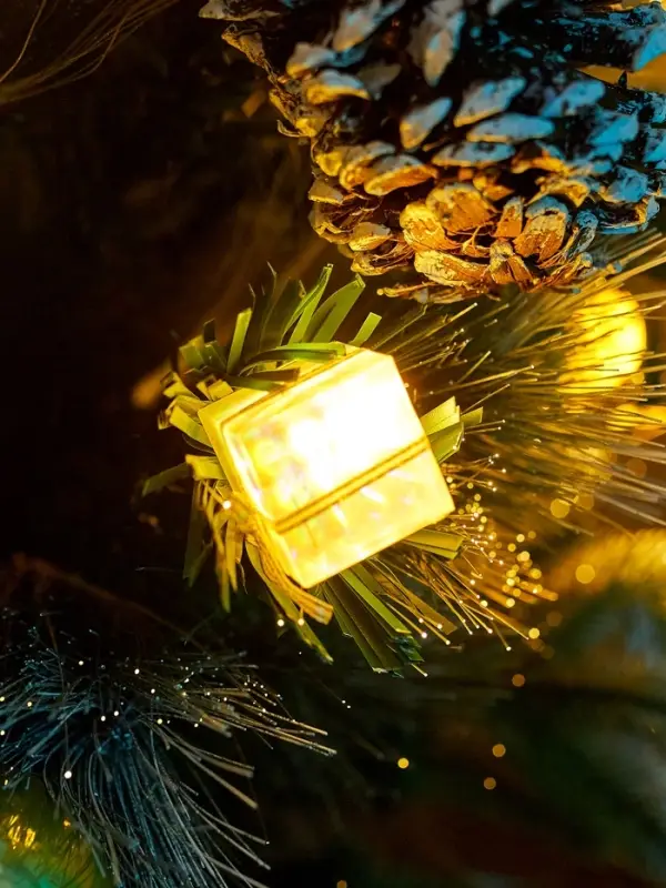 Ёлка фиброоптическая «Пушистая» 120 см, d нижнего яруса 70 см, 100 веток, 8 режимов Ёлка фиброоптическая «Пушистая» 120 см, d нижнего яруса 70 см, 100 веток, 8 режимов