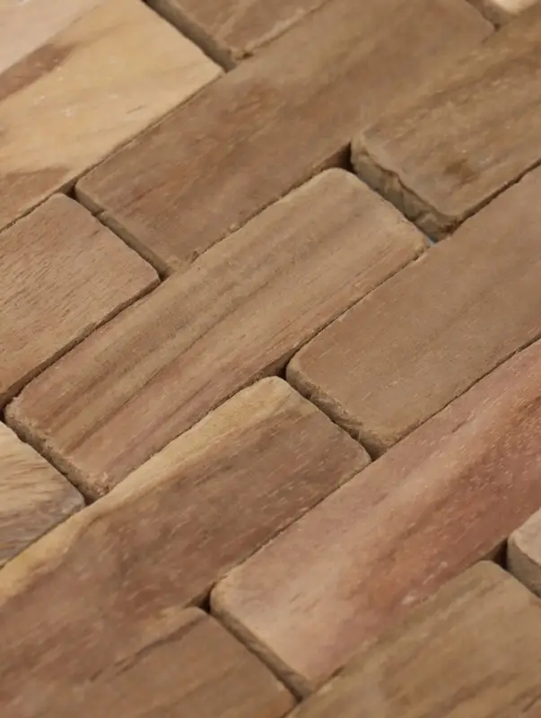 Коврик из тикового дерева, 30&times;20&times;0.7 см