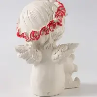 Фигурка гипс &laquo;Ангел с мишкой большой&raquo;, 13&times;8&times;7 см, перламутр