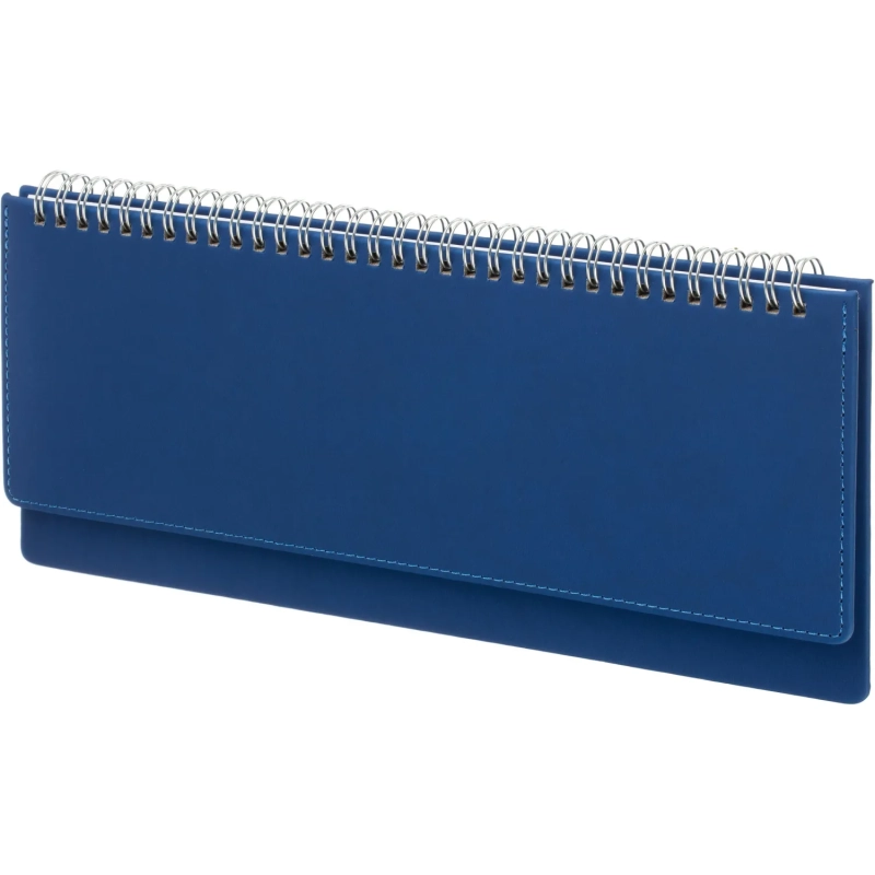 Планинг датированный 2027 ВЕЛЬВЕТ гребень, синий 3-365/01