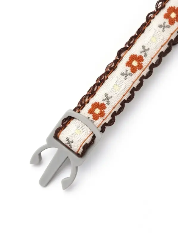 Ошейник для кошек &laquo;Пижон. По-полюшку&raquo;, 30&times;1 см, с бубенчиком, полиэстер, коричневый