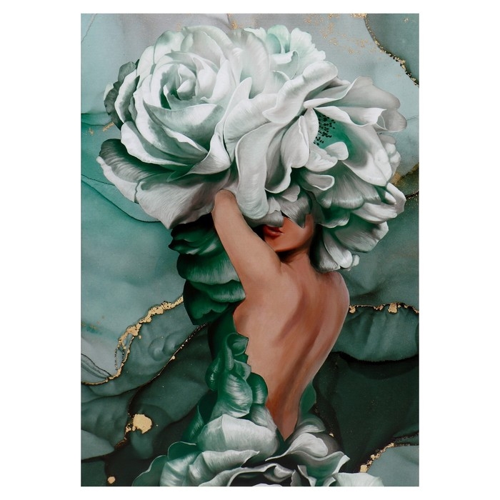 Картина-холст на подрамнике Картина-холст на подрамнике "Девушка" 50х70 см