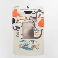 Набор ковриков для ванной Этель &laquo;Котики&raquo;, 2 шт., 80&times;50 см, 50&times;40 см, велюр