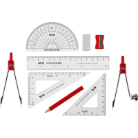 Готовальня &nbsp;M&G, 10 предм, в метал коробке