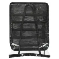 Лоток для бумаг, горизонтальный, металлическая сетка, 5 отделений, чёрный