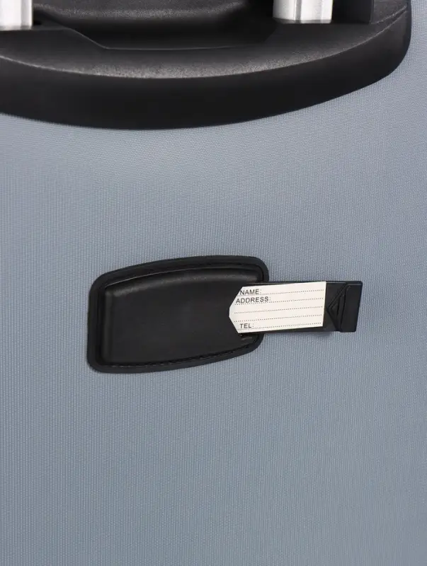 Чемодан на колёсах TEXTURA, кодовый замок, текстильный, с увеличением, 36&times;25&times;58 см, 20", серый