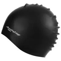 Шапочка для плавания взрослая ONLYTOP, силиконовая, обхват 54-60 см, МИКС