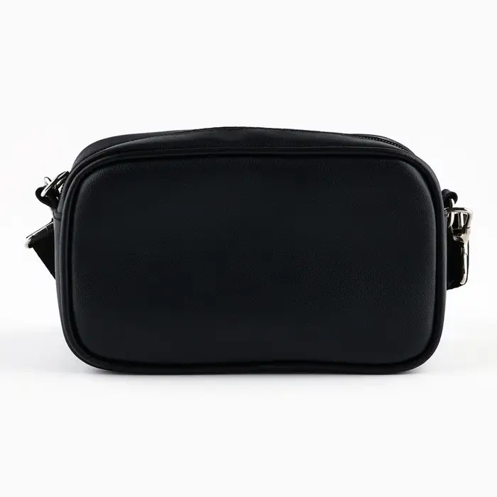 Детская сумка Mikro kosmos, искусственная кожа, черная 18&times;6&times;11 см