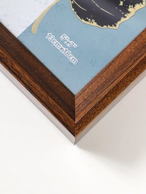 Фоторамка пластик 13х18 см "Прованс" тёмно-коричневый 21,7х16,8х3 см