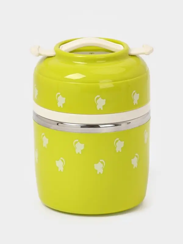 Ланч бокс TAKE IT EASY &laquo;Кот&raquo;, 780 мл, сохраняет тепло 4 ч, нержавеющая сталь