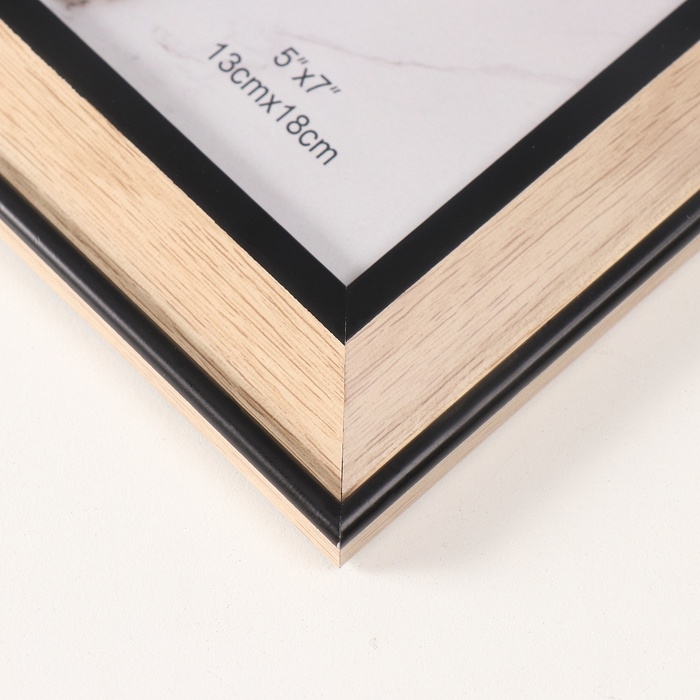 Фоторамка пластик 13х18 см Фоторамка пластик 13х18 см "Крассика. Дерево" бежевая 1,2х17х22,2 см