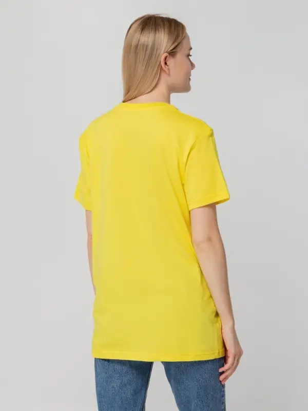 Футболка унисекс T-bolka 140, желтая, размер S Футболка унисекс T-bolka 140, желтая, размер S