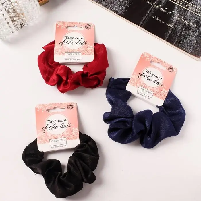 Резинка для волос Резинка для волос "Орбита" классика однотон, 10 см, микс