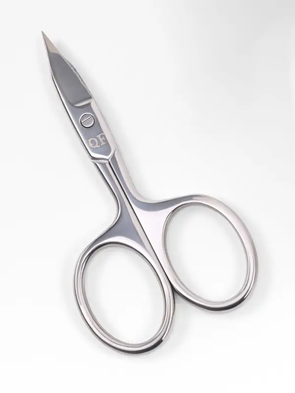 Ножницы маникюрные &laquo;Премиум&raquo;, загнутые, широкие, заострённые, 9.5 см, на блистере