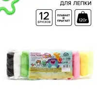 Пластилин воздушный &laquo;Ум и Хрум&raquo;, 12 цветов