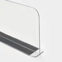 Пластиковый разделитель на Т-основании высотой 15 см, с магнитным скотчем, L=38 см