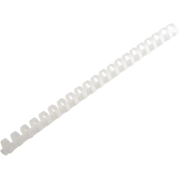 Пружины для переплета пластиковые Attache Economy 16мм белые 100шт/уп