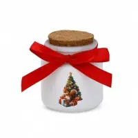 Ароматическая свеча в матовом стакане «Новогоднего уюта и тепла», аромат мандарин Ароматическая свеча в матовом стакане «Новогоднего уюта и тепла», аромат мандарин