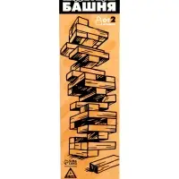 Падающая башня дженга Время игры, 54 бруска, 27&times;7.5 см