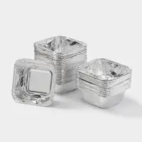 Набор форм для выпечки из фольги Доляна, 90 мл, 7.5&times;3 см, 50 шт.