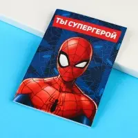 Блокнот на скрепке «Человек-паук», 32 листа, А6, MARVEL Блокнот на скрепке «Человек-паук», 32 листа, А6, MARVEL