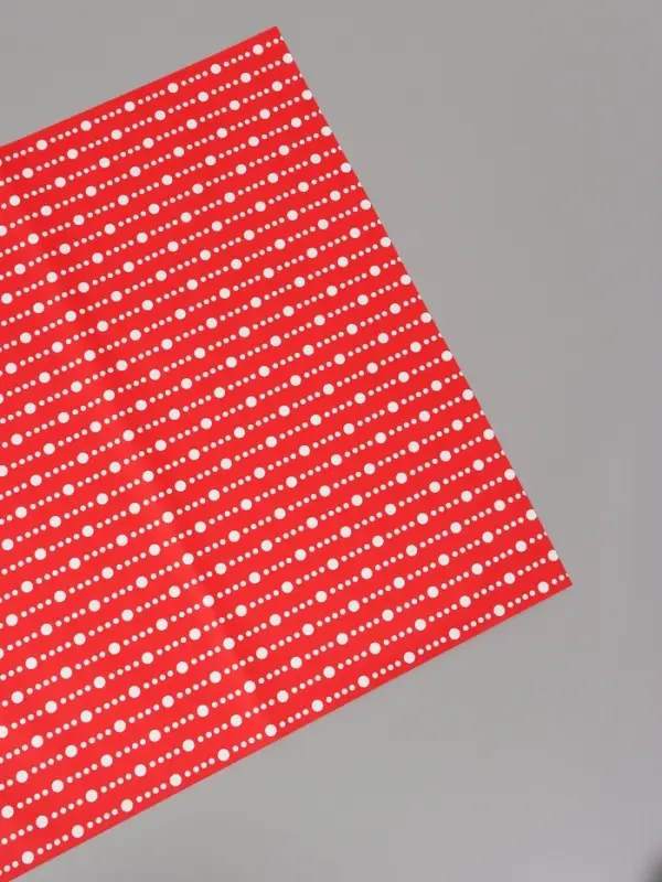 Пленка для цветов, "Бисер", красная, 57х57 см