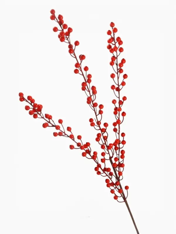 Декор ветка &laquo;Веточка калины&raquo;, 1&times;75 см