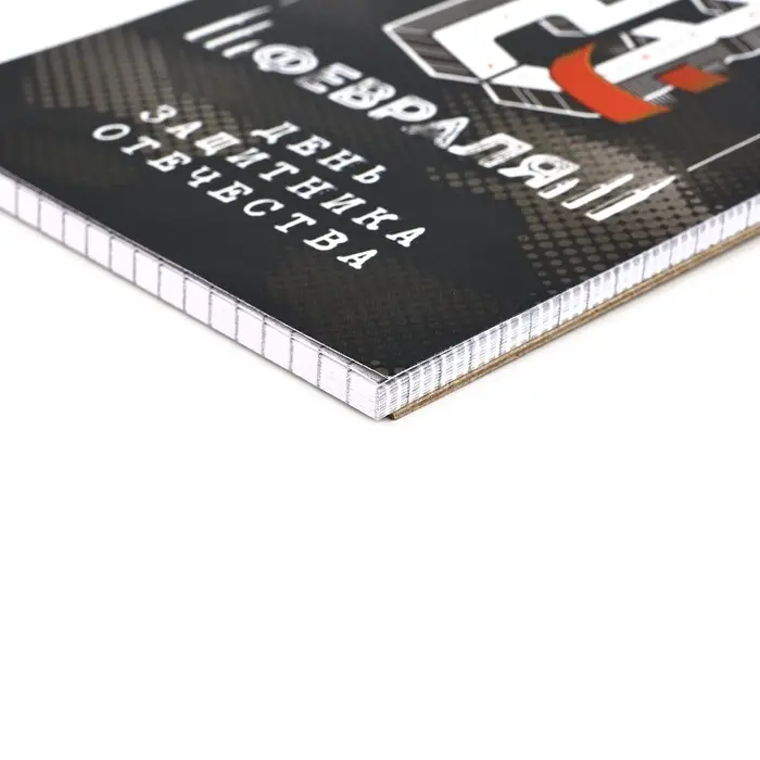 Набор блокнотов А6, 40 листов на гребне, в клетку. 3 ШТ  "День защитника отечества" 2737929