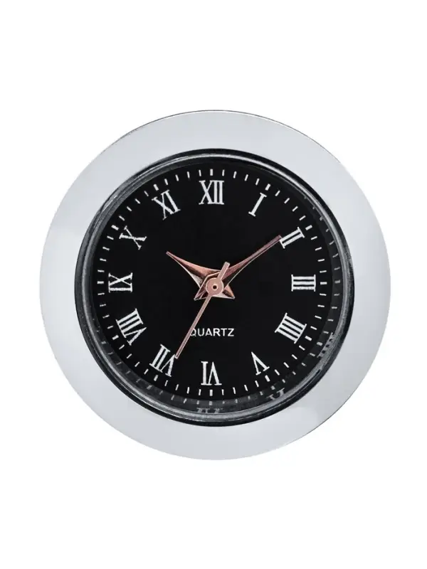 Циферблат для наручных часов, d=2.6 см, LQ377 А, дискретный ход, чёрные