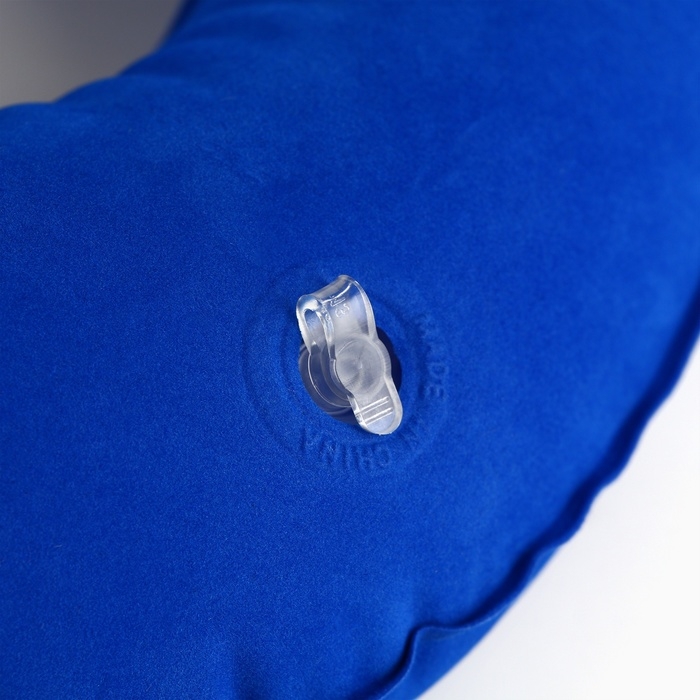 Подушка надувная Travel mood, цвет синий Подушка надувная Travel mood, цвет синий