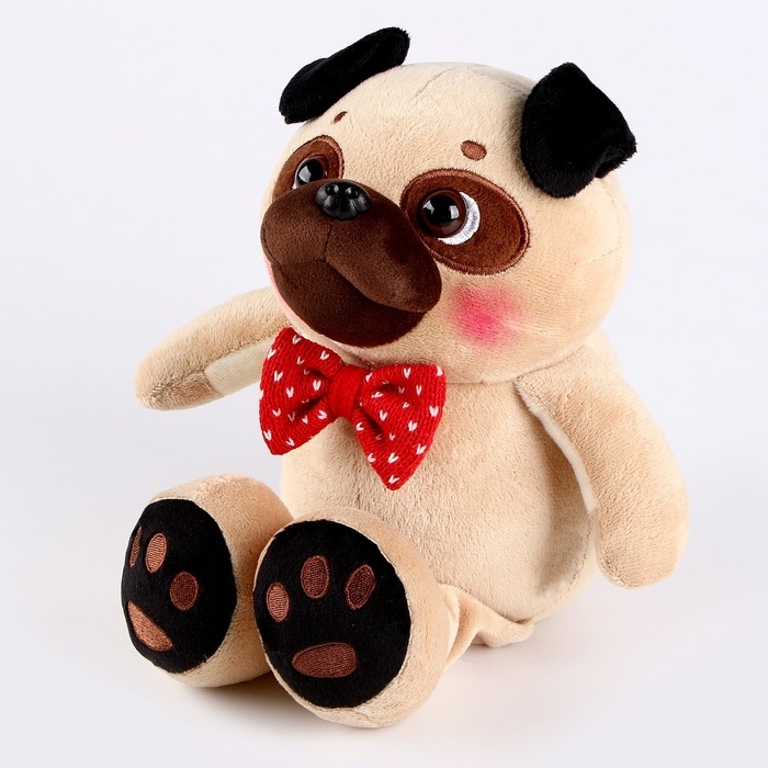 Мягкая игрушка «Боня», галстук-бабочка, 25 см