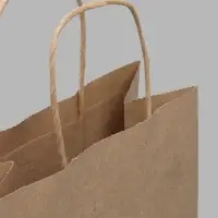 Пакет под бутылку бумажный &laquo;Крафт&raquo;, 15&times;39&times;8 см, 80 г/м&sup2;