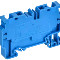 ARMAFIX Клемма пружинная CX6 BU 6мм2 проходная синяя IEK