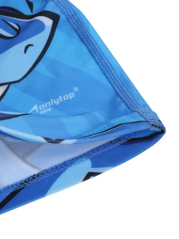 Шапочка для плавания детская ONLYTOP Swim &laquo;Акула&raquo;, тканевая, обхват 46-52 см, МИКС