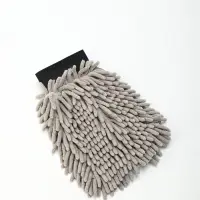 Варежка для уборки для сложных загрязнений, 22&times;15 см, микрофибра букли двухсторонняя, серая