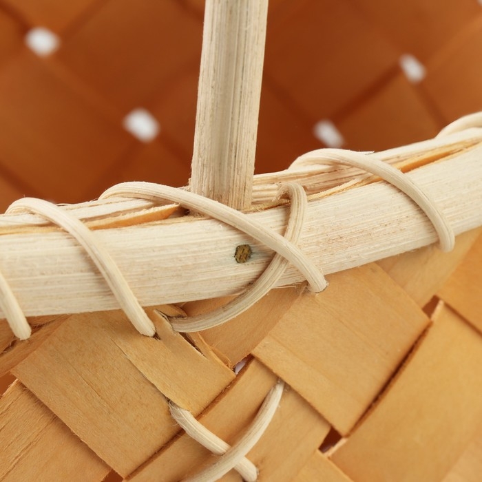 Корзина плетеная, 21 х 13,5 х 12/23,5 см, секвойя Корзина плетеная, 21 х 13,5 х 12/23,5 см, секвойя