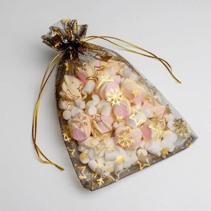 Мешочек подарочный органза «Исполнения желаний», 16 х 24 см +/- 1.5 см Мешочек подарочный органза «Исполнения желаний», 16 х 24 см +/- 1.5 см