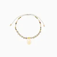 Браслет "Лила" длина 16 см, цв. серый, золотистый Браслет "Лила" длина 16 см, цв. серый, золотистый