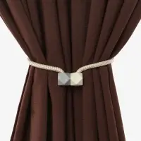 Подхват для штор &laquo;Камушки&raquo;, d=3&times;46 см, пепельно-бежевый, серый