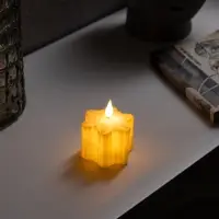 Светодиодная фигура &laquo;Снежинка&raquo; 7&times;8.5&times;8 см, пластик, от батареек AG13&times;3, свечение тёплое белое