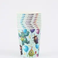 Стакан одноразовый бумажный 250 мл, Корпорация монстров