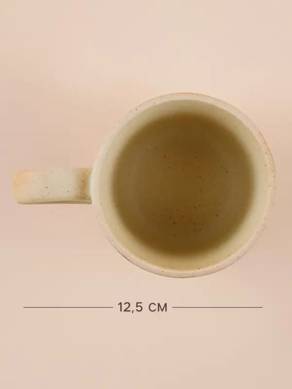 Набор кружек SL Home &laquo;Волны Сардинии&raquo;, 400 мл, фарфор, 2 шт., бежевый