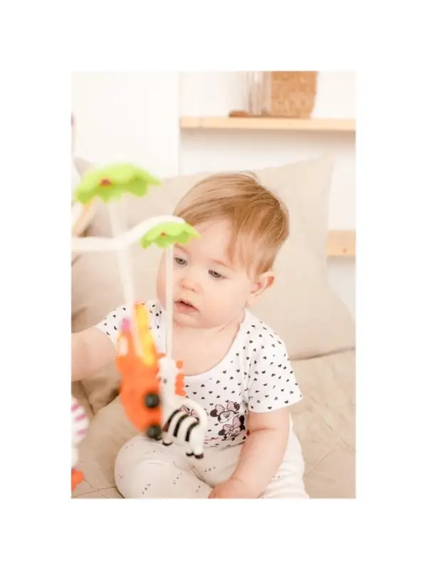 Мобиль музыкальный на кроватку Крошка Я &laquo;Зоопарк&raquo;, на батарейках, Крошка Я