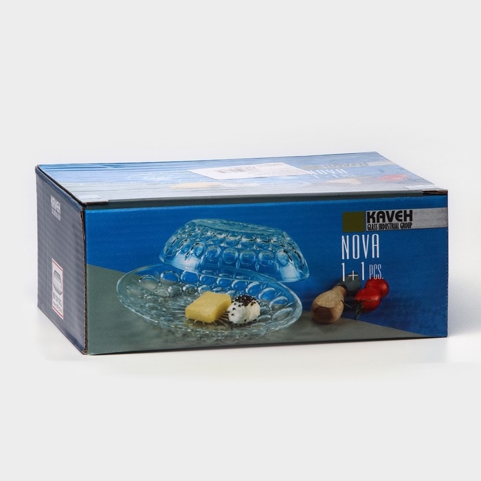 Масленка стеклянная NOVA, 350 мл Масленка стеклянная NOVA, 350 мл