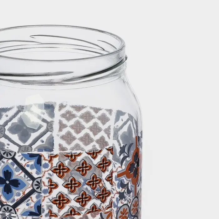 Кувшин для воды стеклянный «Мозаика», 1 л, 9×20 см Кувшин для воды стеклянный «Мозаика», 1 л, 9×20 см