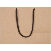 Пакет подарочный 'Крафт', S, 23х17х10см, неокрашенный, 7556.00